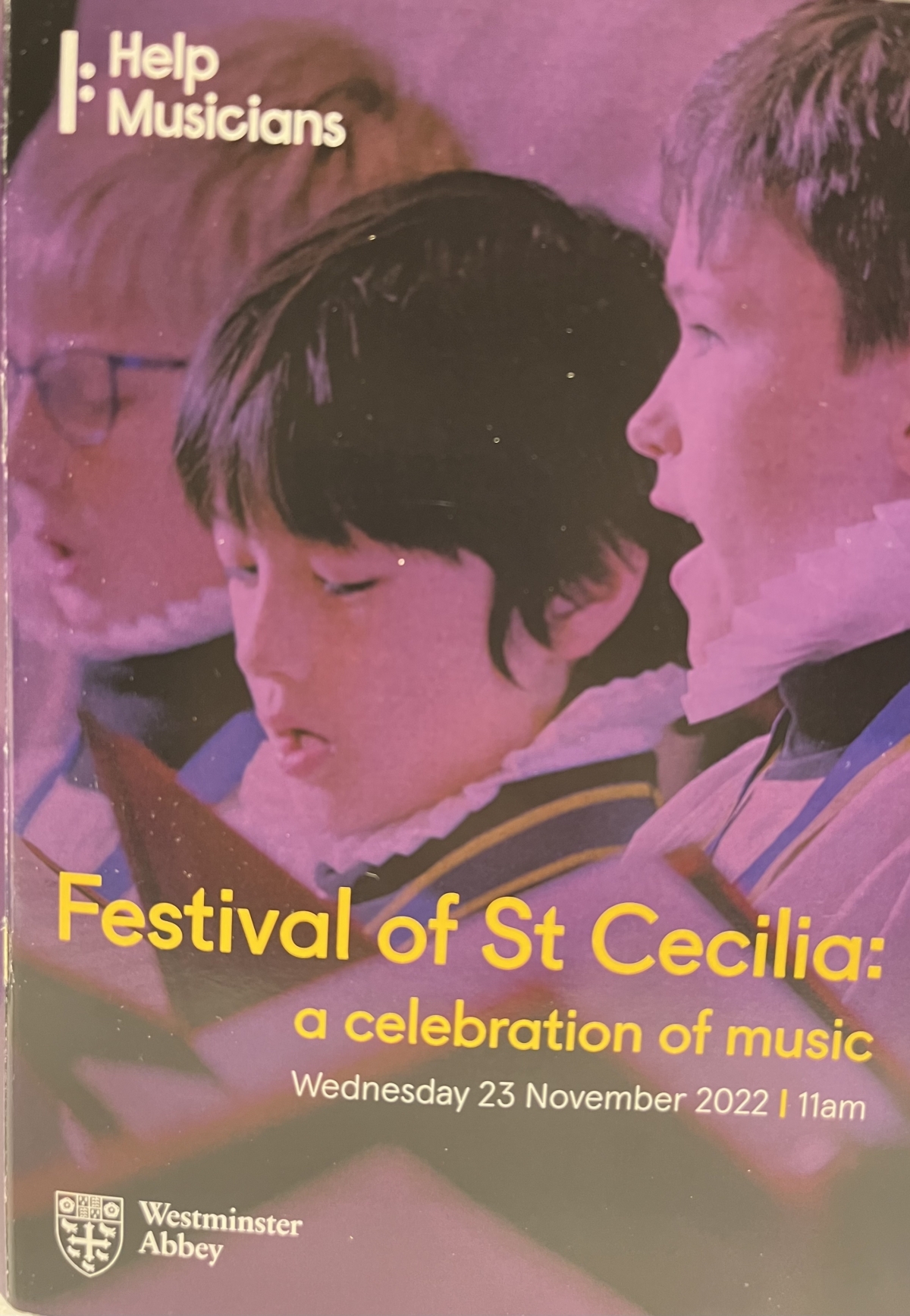 Festival of St Cecilia Westminster Abbey